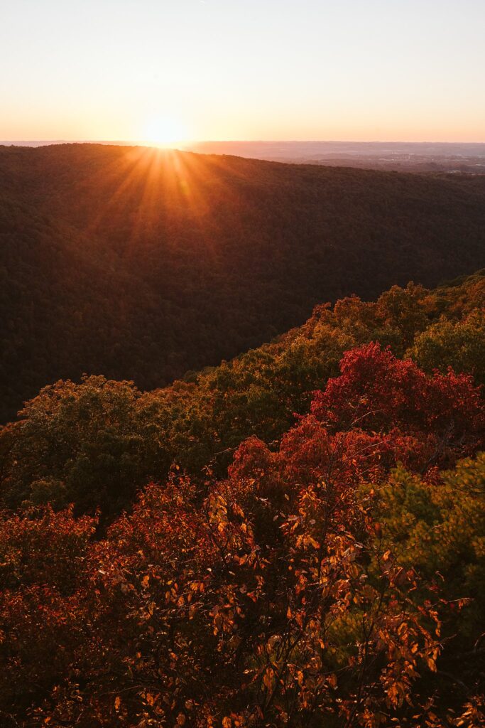 Coopers Rock in autumn, photo by Laura Mares