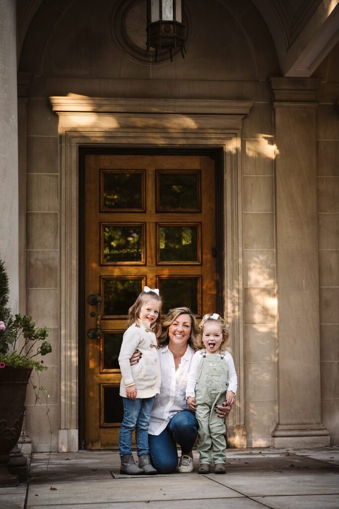 mom and daughter portrait