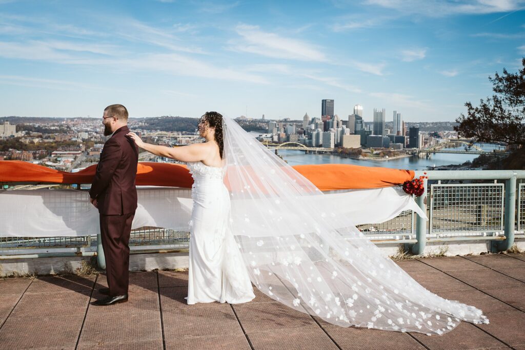 Sneak peek from West End Overlook Wedding