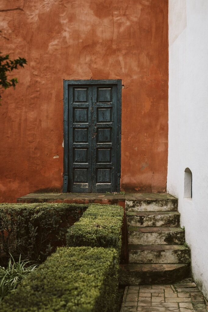 doorway in Royal Alcazar in Seville, Spain