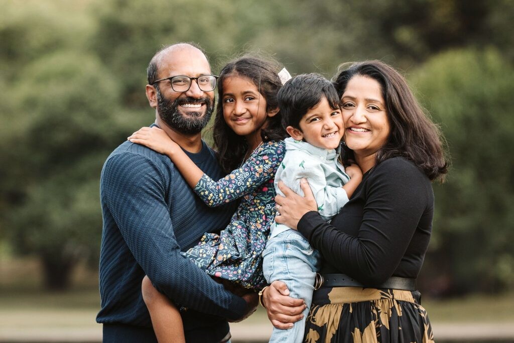 natural family portrait captured in Pittsburgh, PA