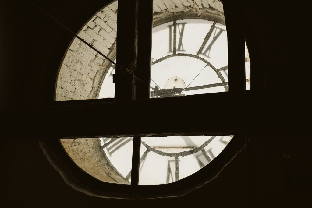 clock tower from the inside
