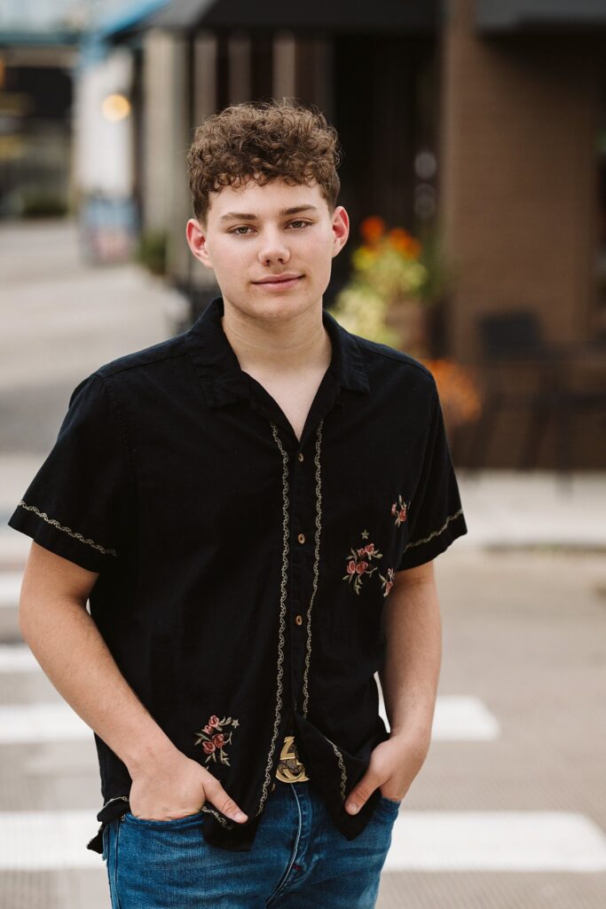 individual portrait of child from family session in Mt. Lebanon, PA