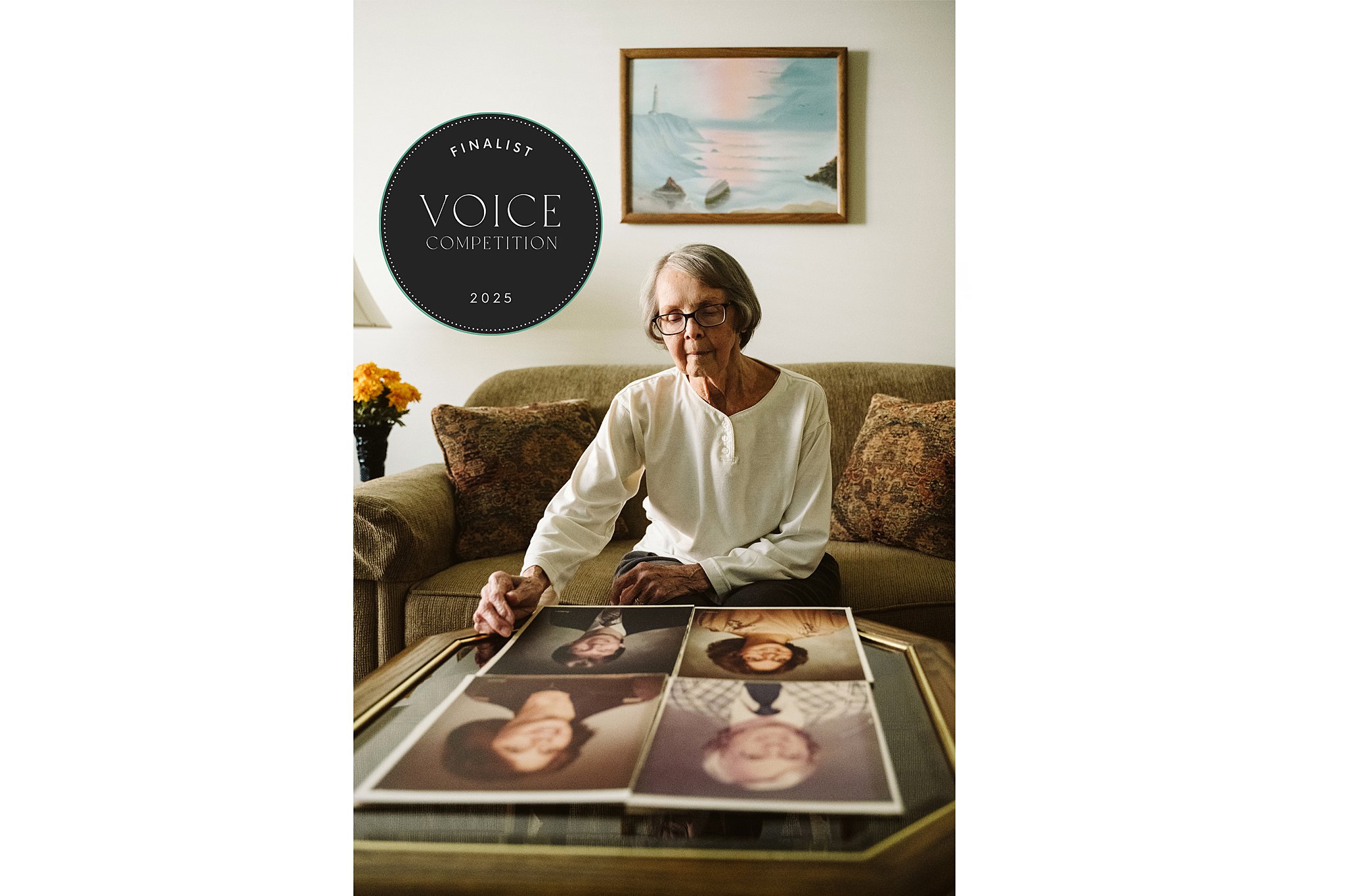 VOICE photo completion finalist frame within a frame