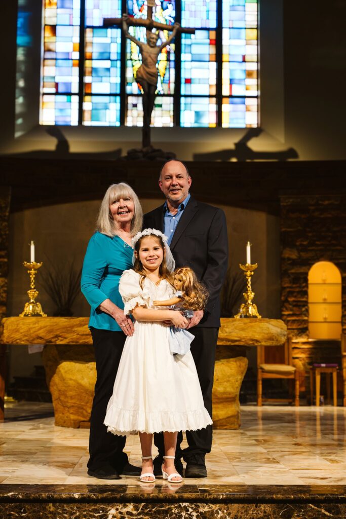 pittsburgh lifestyle family photography first communion dress