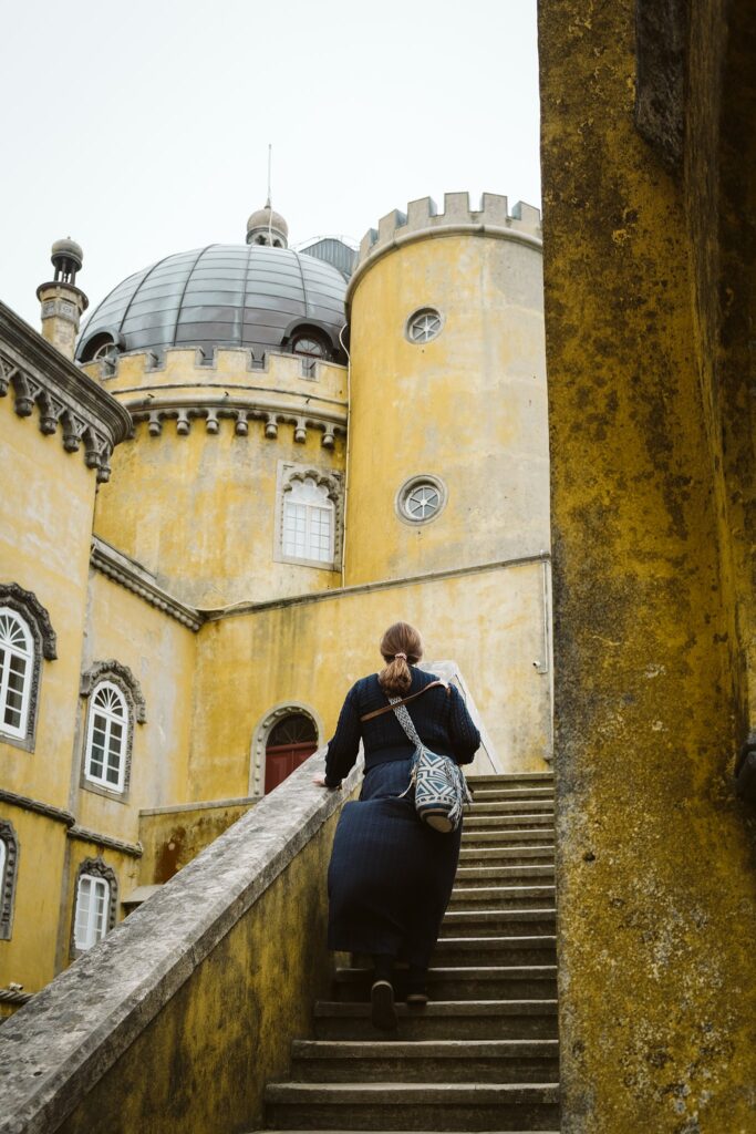 Laura Mares, pittsburgh photographer, in Sintra Portugal. Captured by Anna Grace Visuals