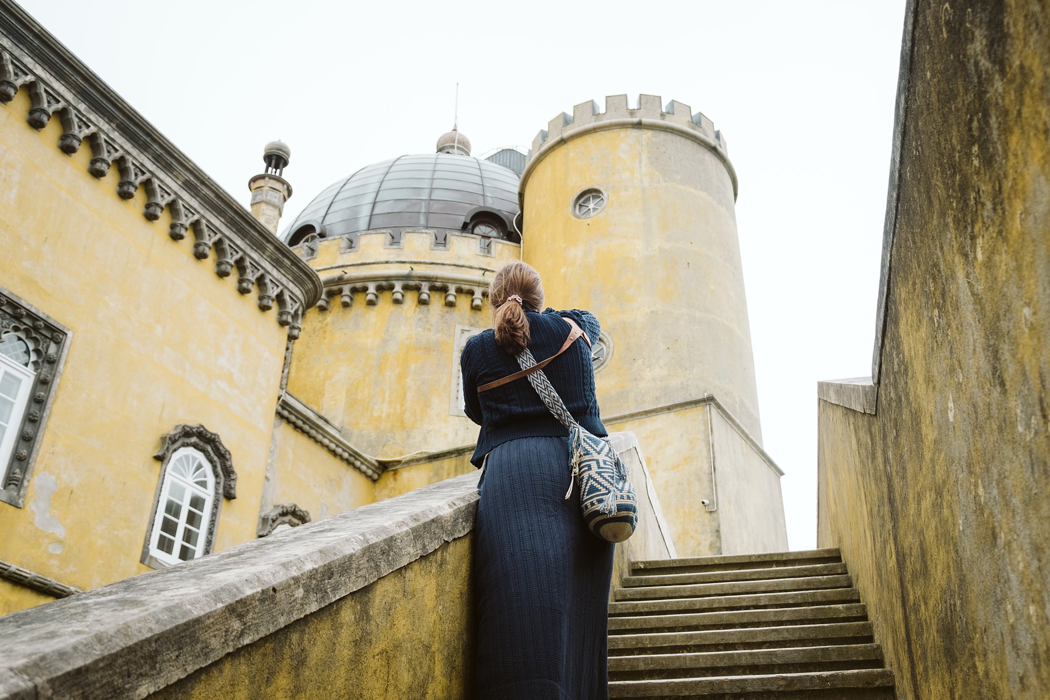 Laura Mares, pittsburgh photographer, in Sintra Portugal. Captured by Anna Grace Visuals