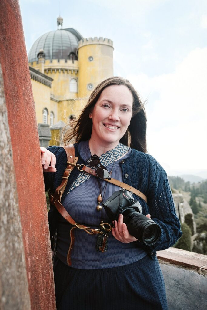 Laura Mares, pittsburgh photographer, in Sintra Portugal. Captured by Anna Grace Visuals