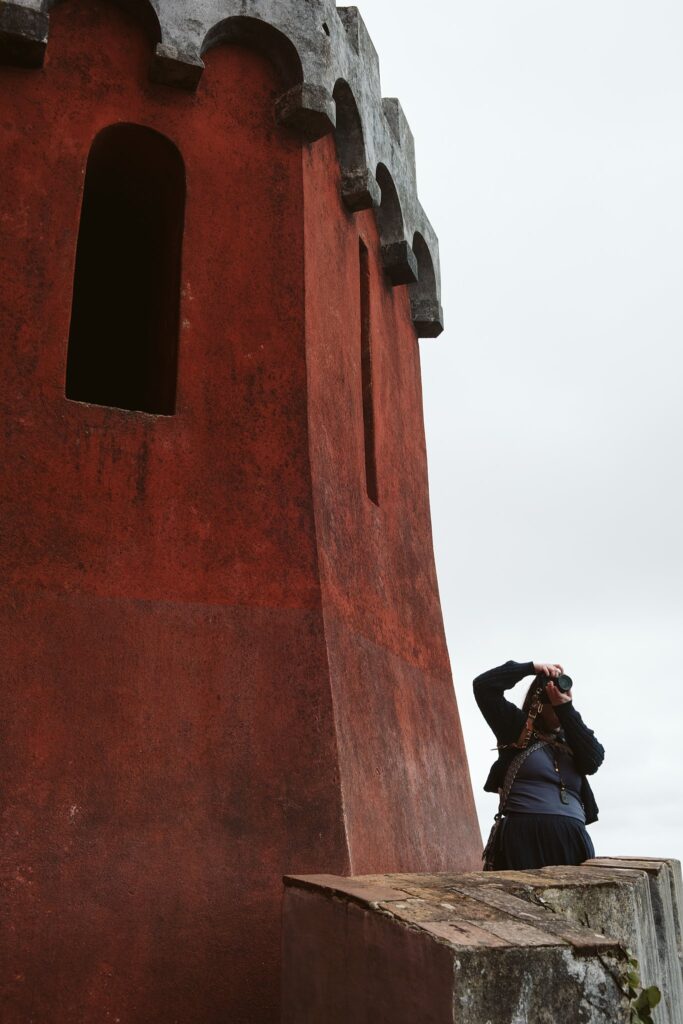Laura Mares, pittsburgh photographer, in Sintra Portugal. Captured by Anna Grace Visuals