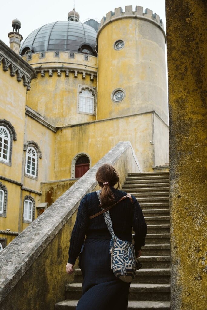 Laura Mares, pittsburgh photographer, in Sintra Portugal. Captured by Anna Grace Visuals