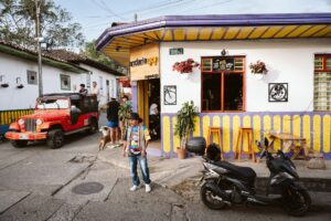 Solento town square, colombia