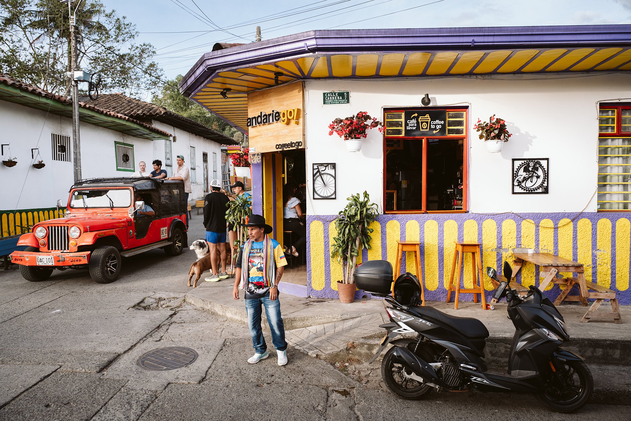 Solento town square, colombia
