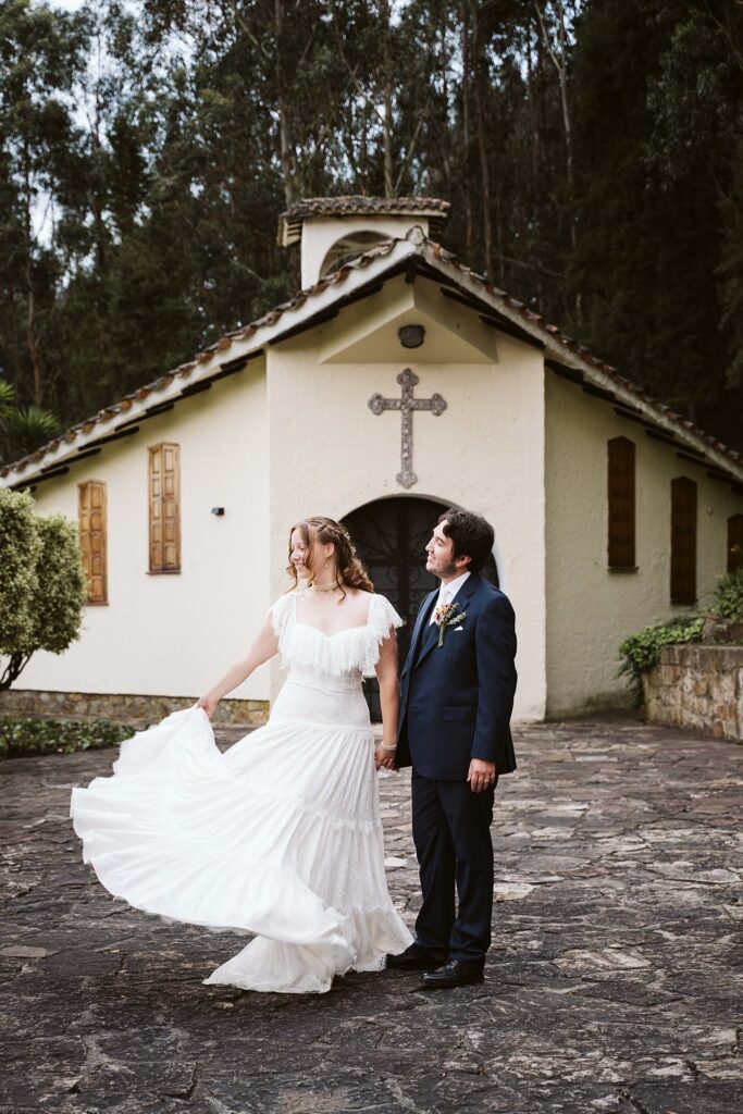 wedding couple in colombia