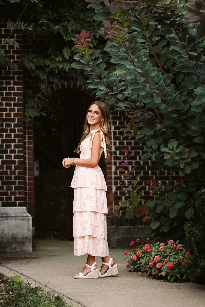 Pittsburgh senior photography session at Mellon Park