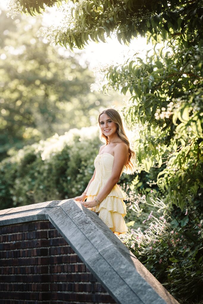 Pittsburgh senior photography session at Mellon Park